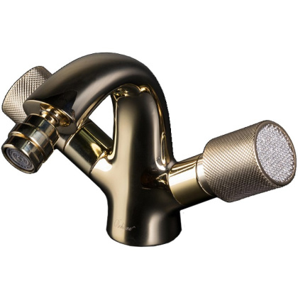 Смеситель для биде ROYAL CRYSTAL, золото_Комплект