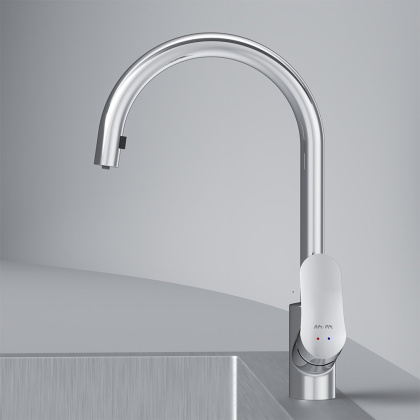 Смеситель Для кухни с вытяжным изливом F8012000 Like Смеситель Для кухни с вытяжным изливом F8012000 Like