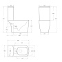 Чаша напольного унитаза BelBagno PRADO BB10150CP Чаша напольного унитаза BelBagno PRADO BB10150CP