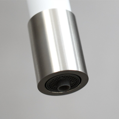 Смеситель для кухни с гибким изливом с подключением к фильтру питьевой воды, высота излива 32 см, длина 20 см, нерж. сталь Смеситель для кухни с гибким изливом с подключением к фильтру питьевой воды, высота излива 32 см, длина 20 см, нерж. сталь