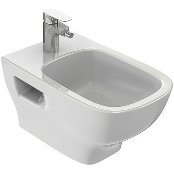 Биде подвесное Jacob Delafon Struktura с отв. для смесителя 54*34см, белый EMC0002-00, шт Биде подвесное Jacob Delafon Struktura с отв. для смесителя 54*34см, белый EMC0002-00, шт