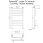 Полотенцесушитель Браво НП 2 П 100*50 (ЛЦ4)