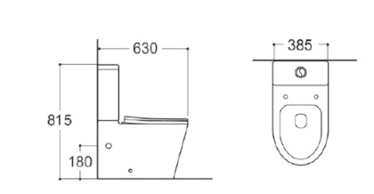 Унитаз компакт Акватек Вега AQ2904-00