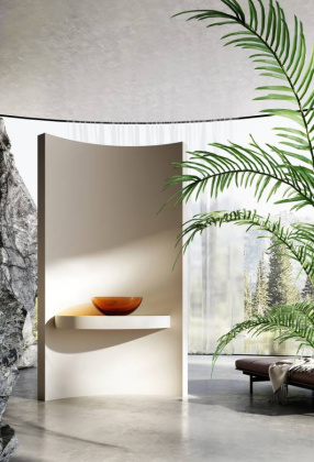 Раковина накладная прозрачная ABBER Kristall AT2806Opal