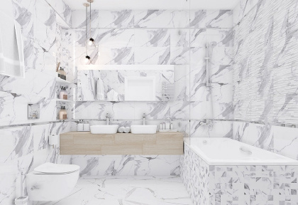 Suite Мозаика микс белый 29,7х29,7