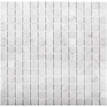 Мозаика натуральный мрамор WHITE POLISHED 20х20, Classic