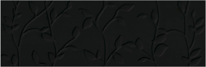Плитка настенная Winter Vine рельеф черный 29x89 (O-WIN-WTA232) (3шт/0,77м2), м2